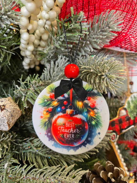 Teacher Ornament- Assorted