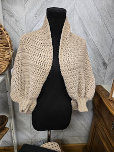 Tan Sweater Shrug
