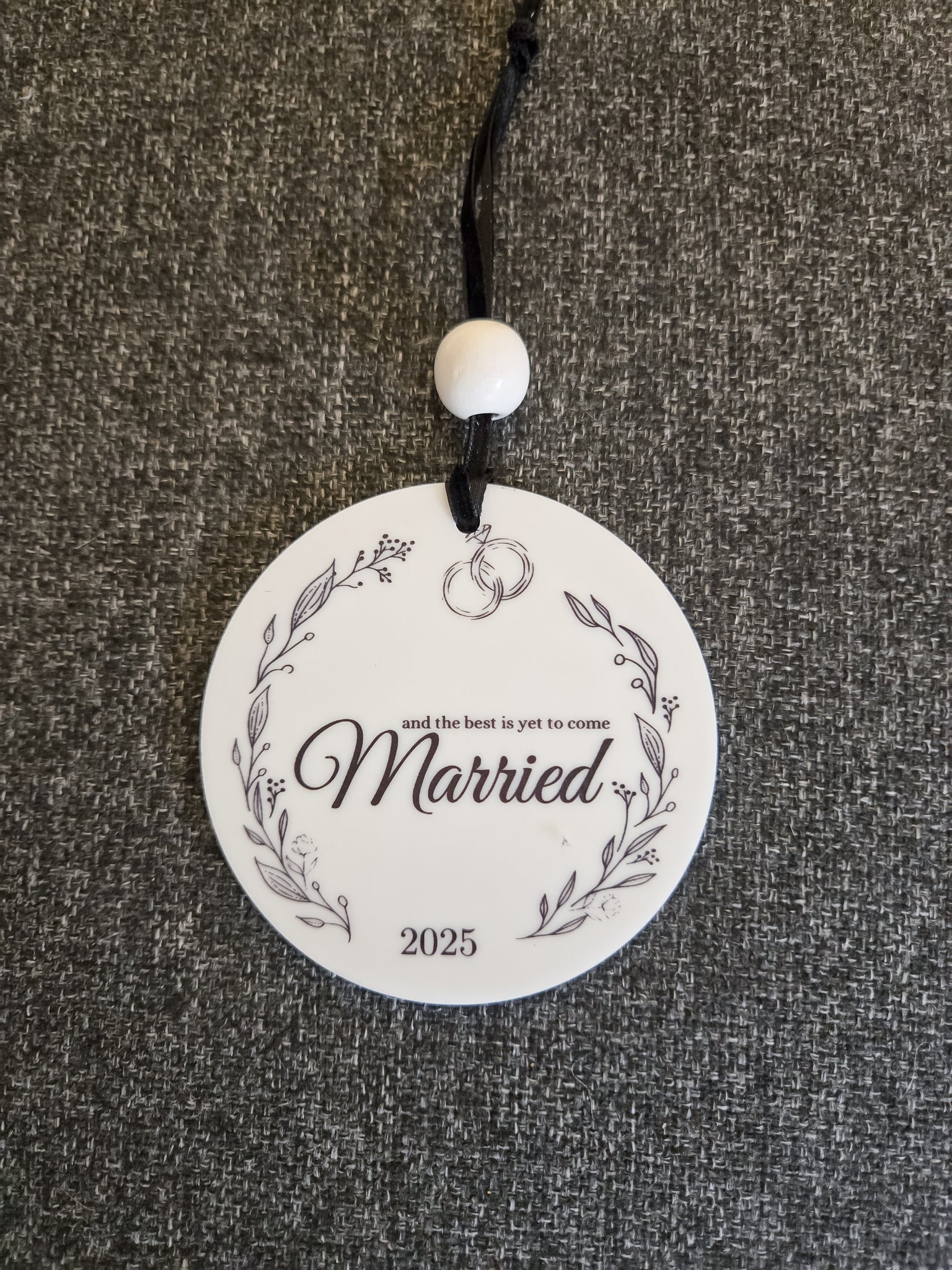 Keepsake Ornament- Married 2025