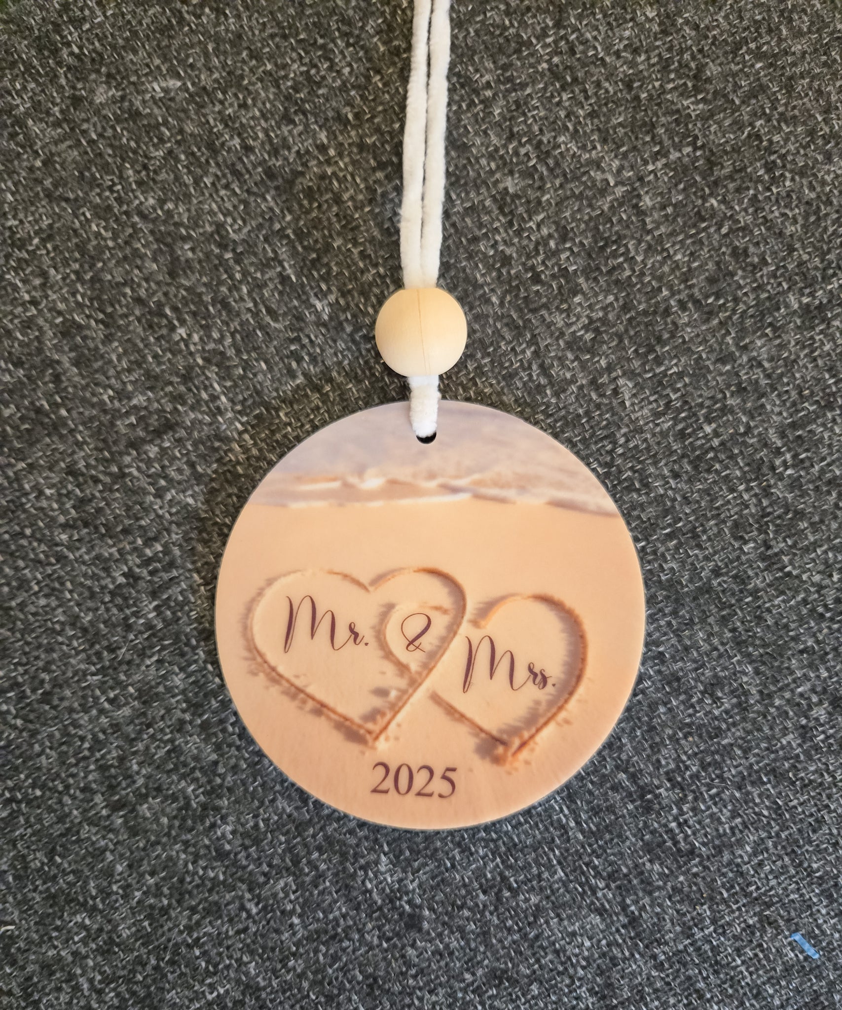Keepsake Ornament- Mr. & Mrs. Beach 2025