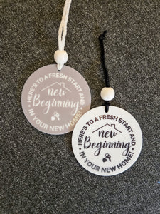Keepsake Ornament- New Beginning, New Home