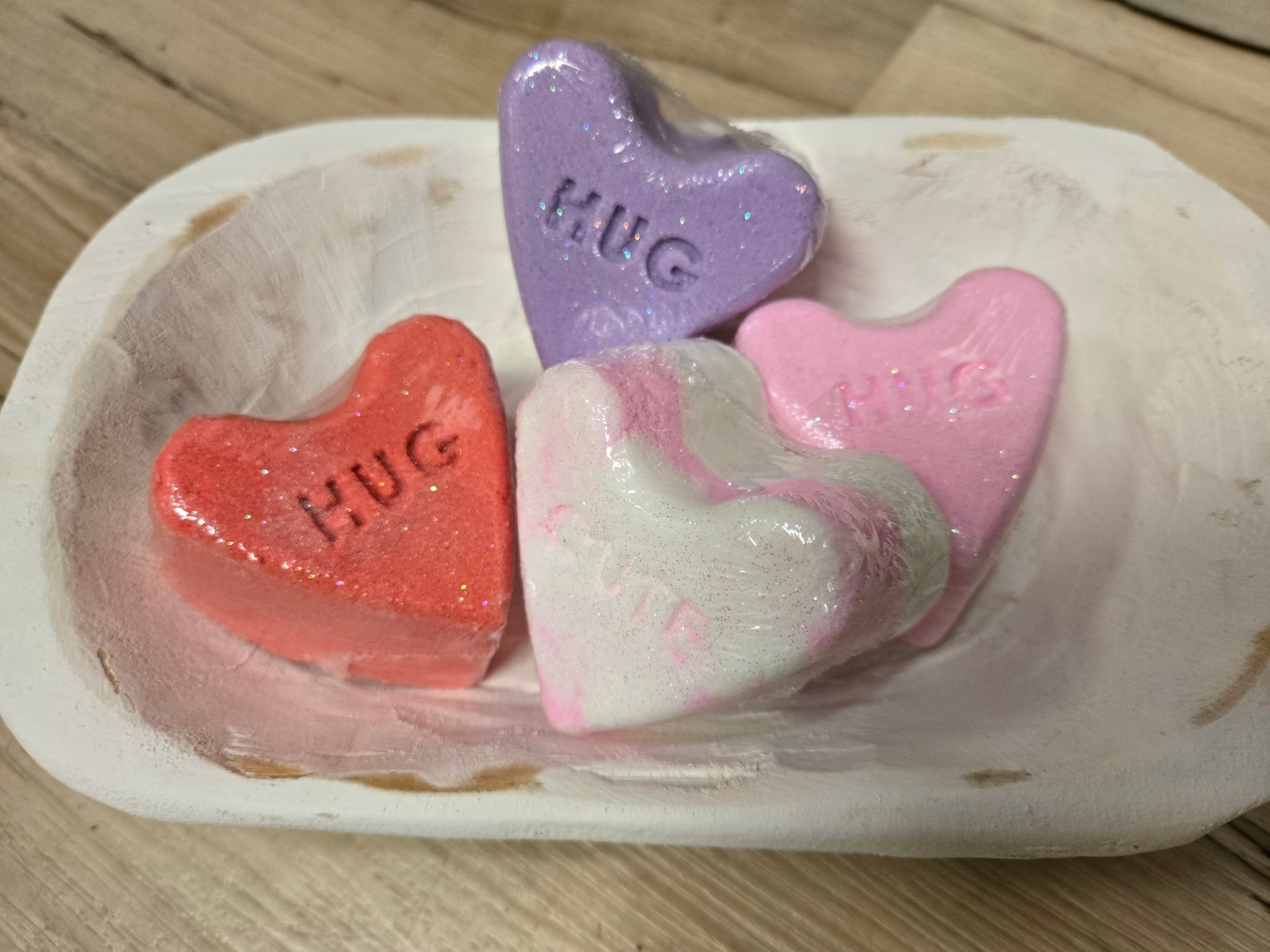 Valentines conversation heart bomb