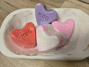 Valentines conversation heart bomb