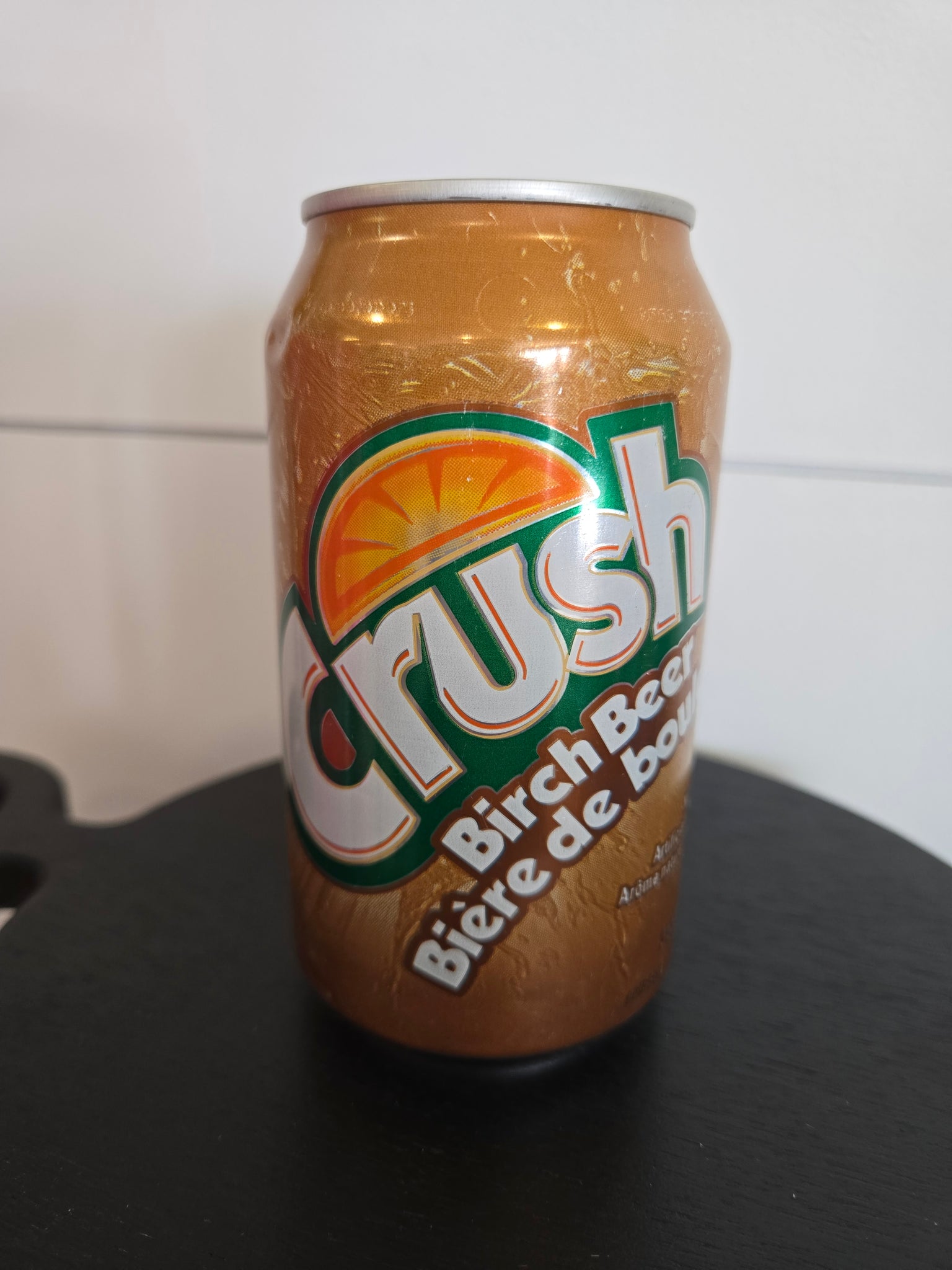 Crush Birch beer Soda, 12 fl oz can
