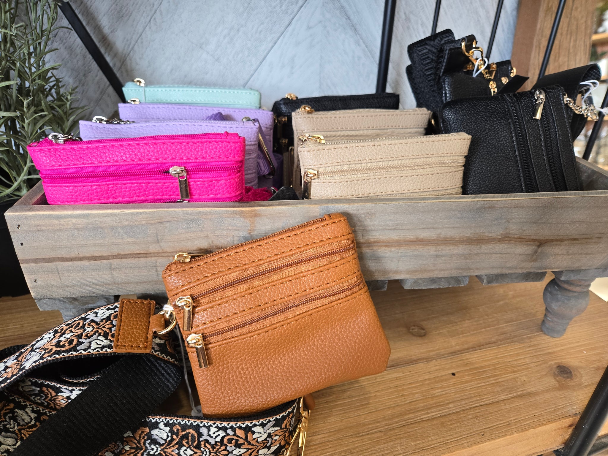 Cross Body Phone Holders With Matching Wallet