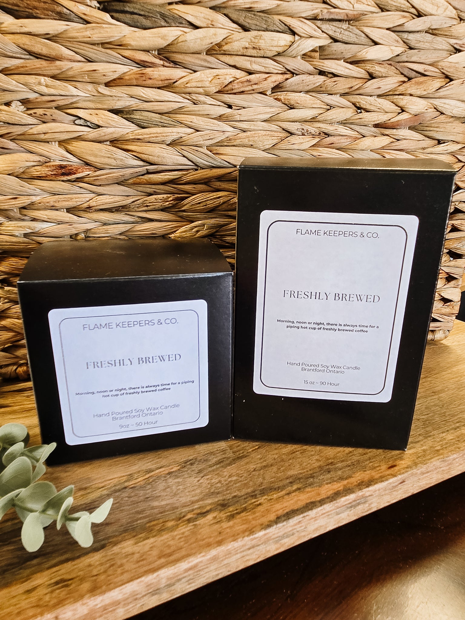 Freshly Brewed Soy Wax Candle - 2 Sizes