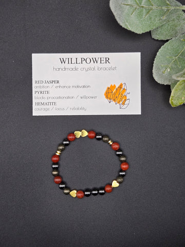 Crystal bracelet - Willpower