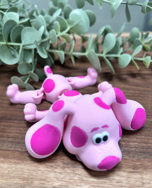 3D Printed Blue Dog- Assorted Colours