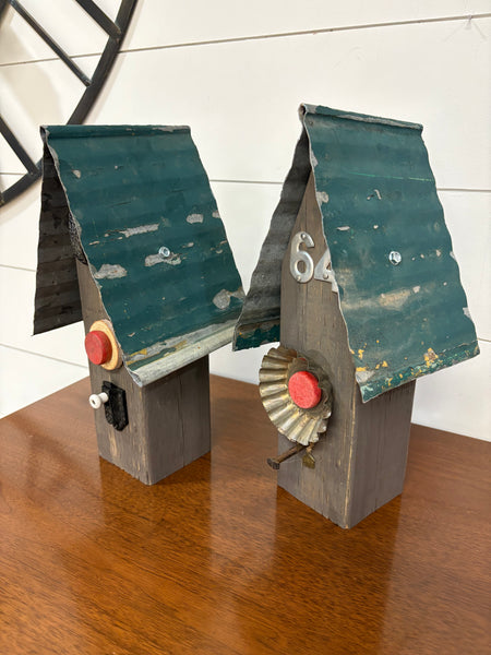 Large Rustic Birdhouse- Assorted Styles And Colours