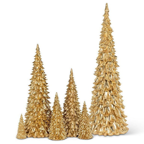 Gold Medium Gilded Tree-12"H