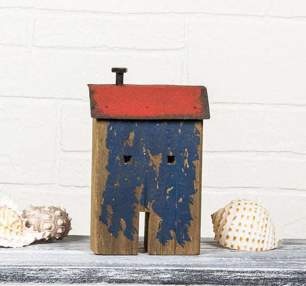 Rustic blue  house