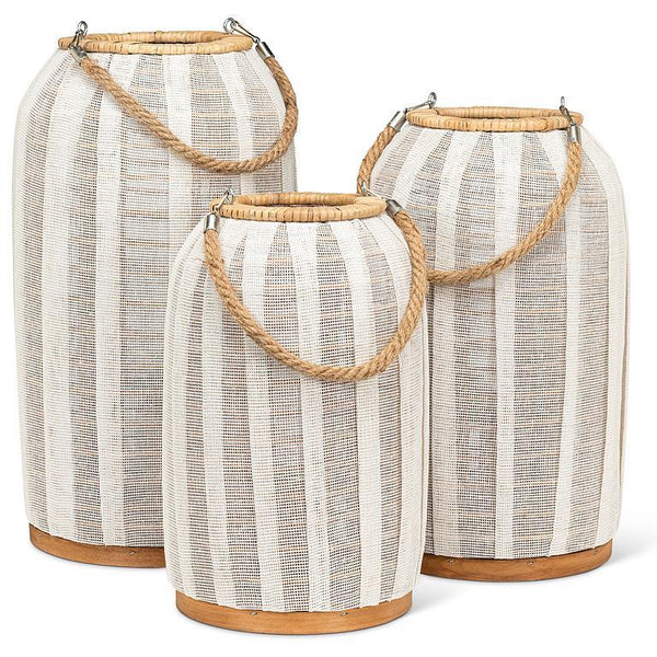 Medium Tall Lantern with Jute Handle
