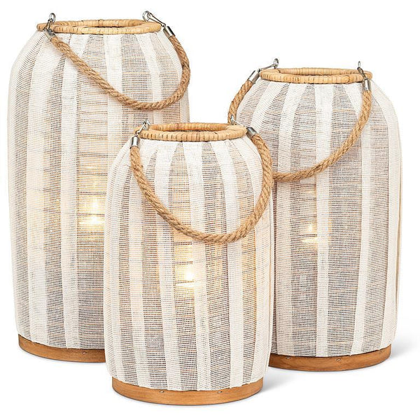 Medium Tall Lantern with Jute Handle