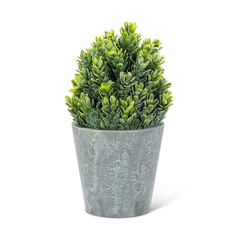 Faux Cone Leaf Plant Pot Greenery
