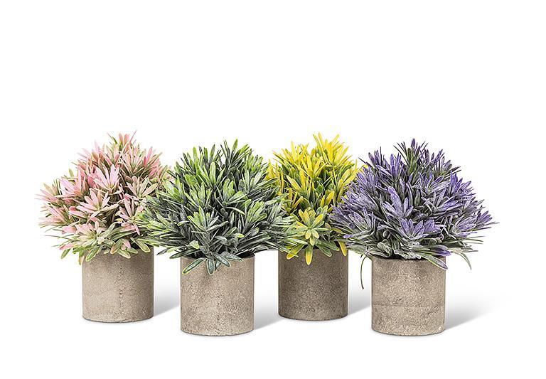 Faux Cone Shaped Plant in Pot - Multiple Optiosn