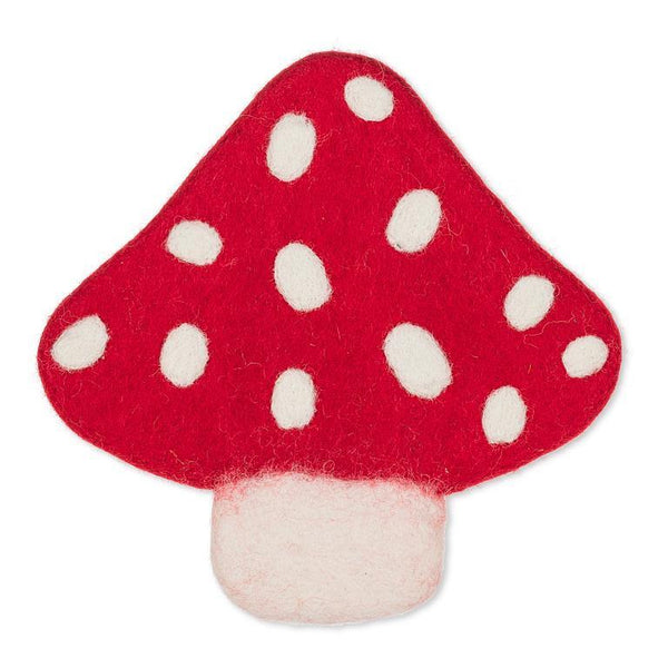Felted Mushroom Trivet