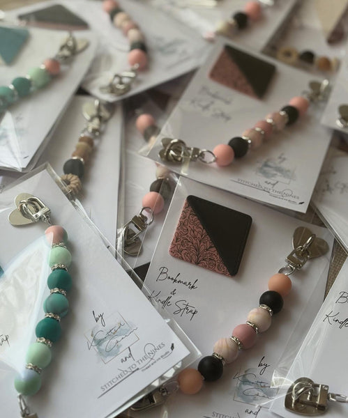 Bookmark & Kindle Strap Set - Assorted Colours