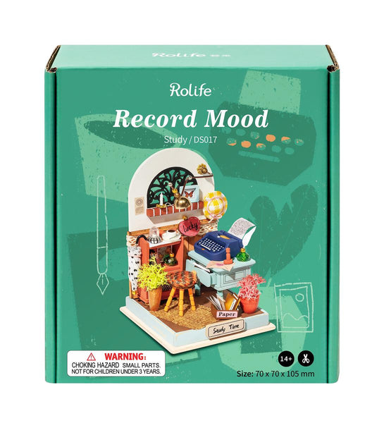 RoLife - Record Mood | DIY Dollhouse Miniatures Kit