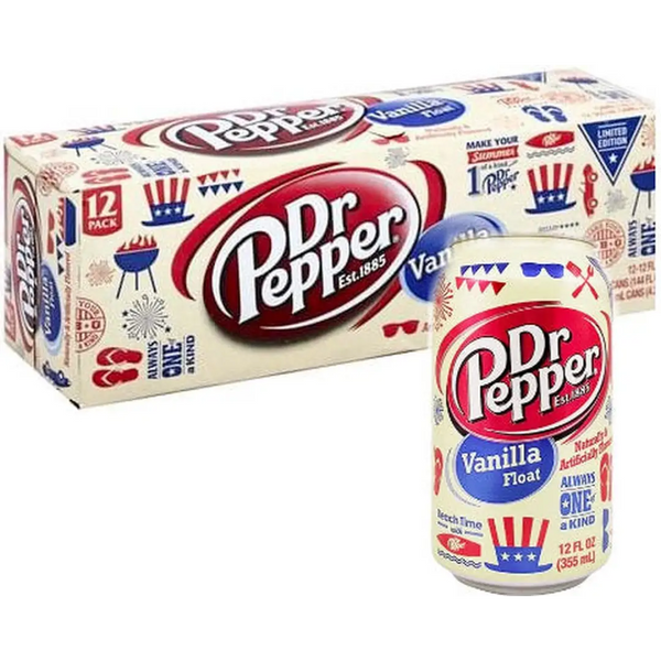 Dr Pepper Vanilla Float -12 fl oz Cans