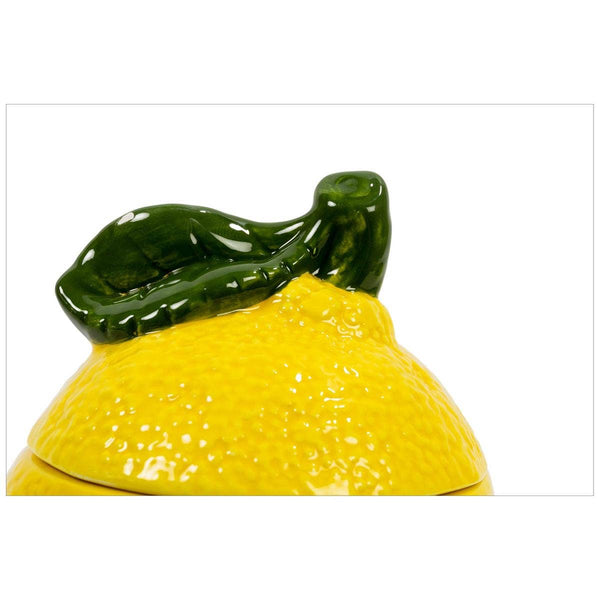 Ceramic Lemon Lidded Jar