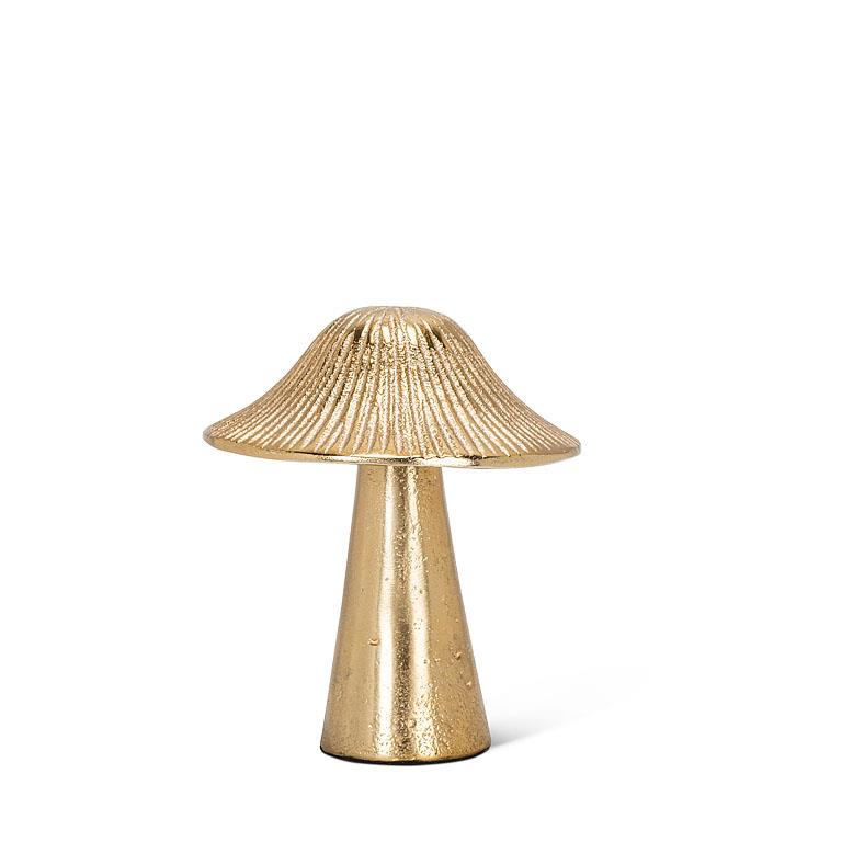 Small Ribbed Mushroom - Gold