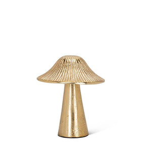 Small Ribbed Mushroom - Gold