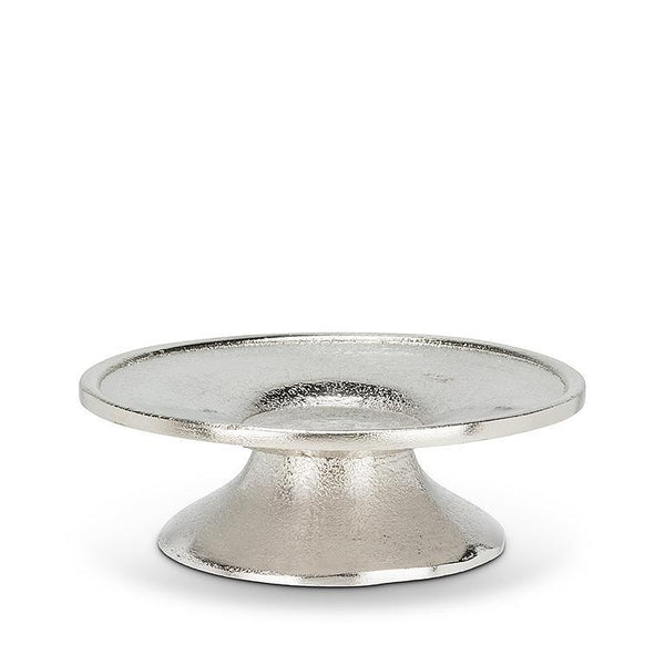 Low Pillar Plate - Silver
