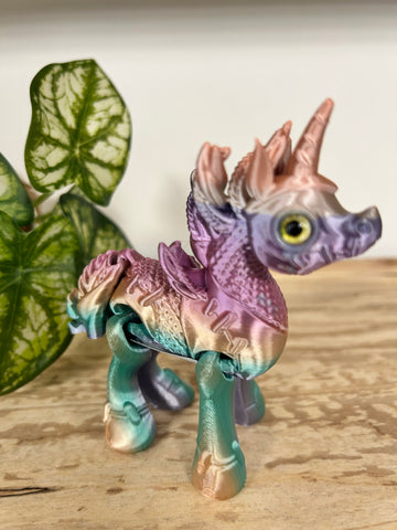 3D Printed Unicorn- Assorted Colours