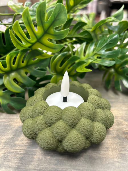 Bubble LED Tea Light Holder - Assorted Colours