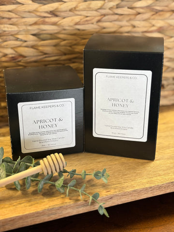 Apricot & Honey Soy Wax Candle - 2 Sizes