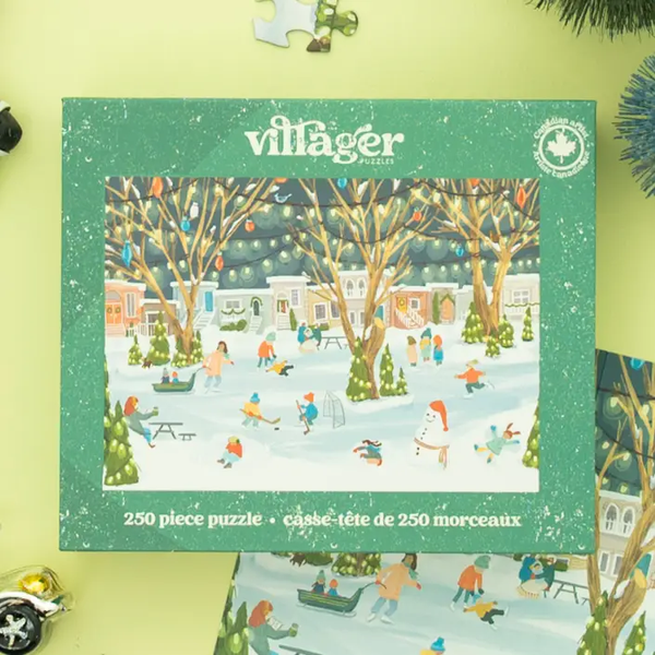Neighbour Rink| 250 -Piece Puzzle | Designed in Canada