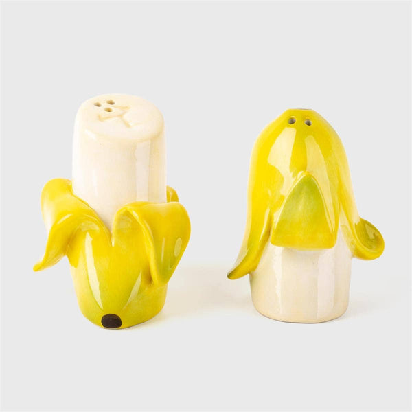 Banana Salt & Pepper Shakers, Set/2 , 4.53x3.15"