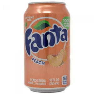 Fanta Peach Soda, 12 fl oz can