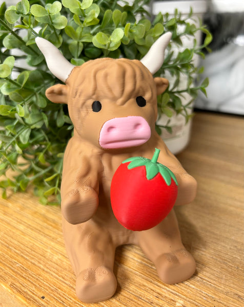Highland Cow 3D Printed - Interchangeable