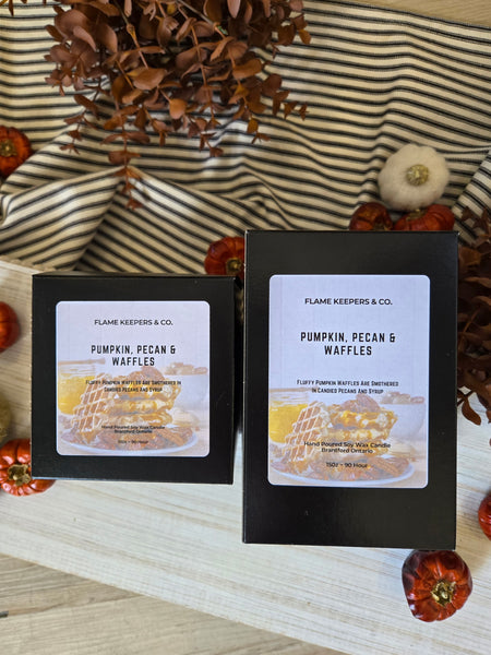 Pumpkin Pecan & Waffles Soy Wax Jar Candle - 2 Sizes