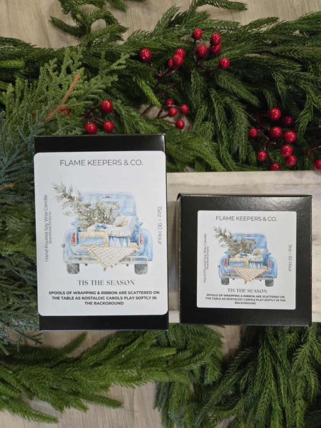 Tis' The Season Soy Wax Candle - 3 Size Options