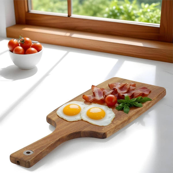 Acacia Wood Serving/Cutting Board: 13" x 8.6"