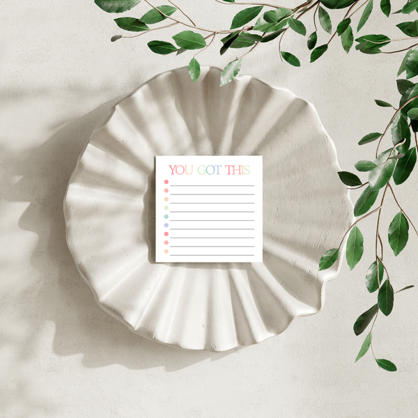 You Got This! To Do List: 50 Sheet Post-It Note Notepad
