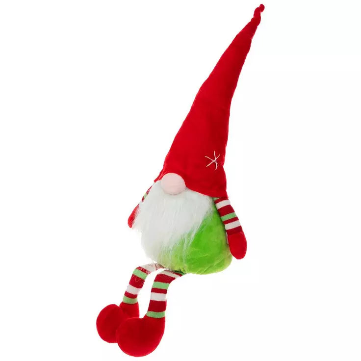Red & Green Gnome Shelf Sitter