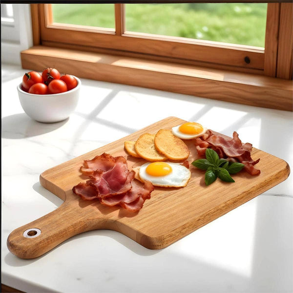 Acacia Wood Serving/Cutting Board: 13" x 8.6"