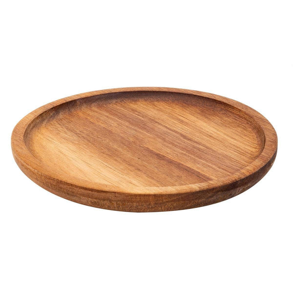 Acacia Wood Serving Tray, 19.5cm dia.x2cm