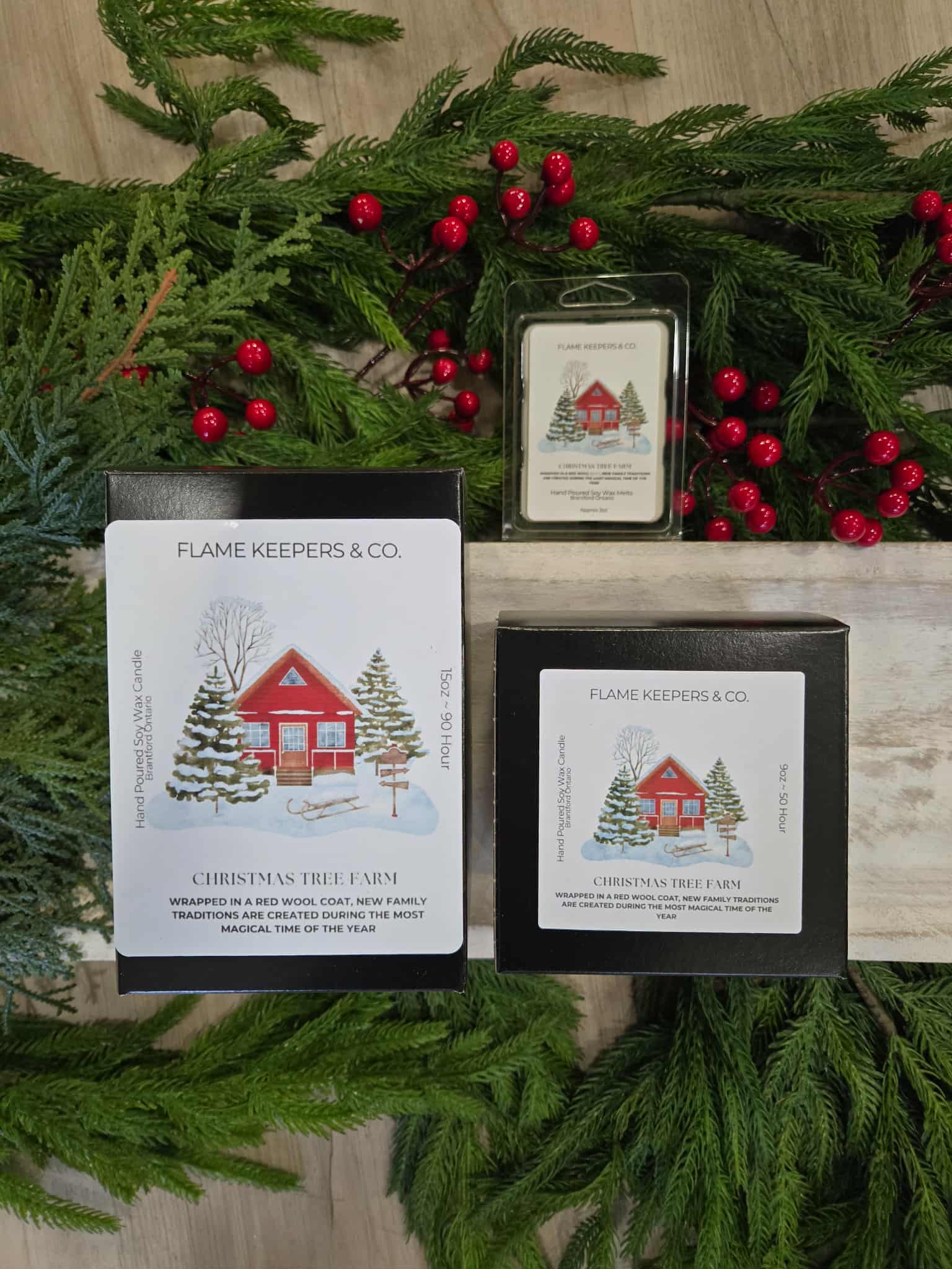 Christmas Tree Farm Speciality Soy Wax Candle - 3 Options