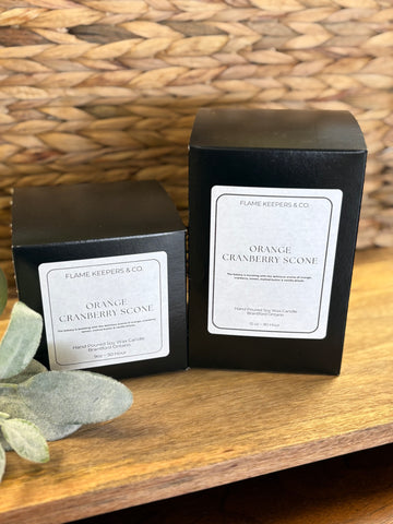 Orange Cranberry Scone Soy Candle - 2 Options