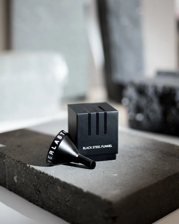 Black Steel Funnel - Everlasting Candle