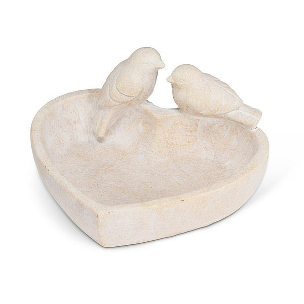 Heart Dish W/2 Birds