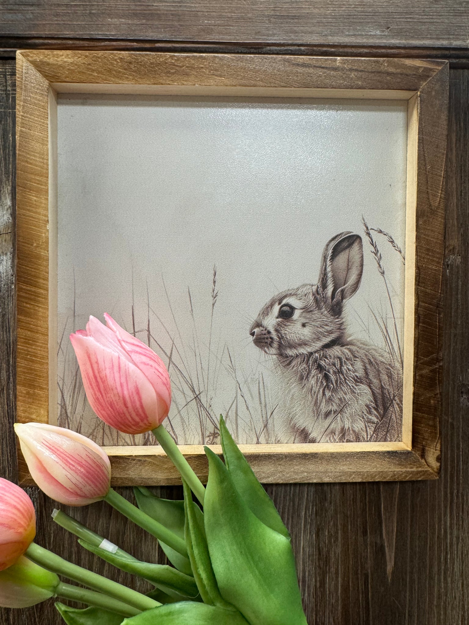 8x8 Left Facing Bunny Sign