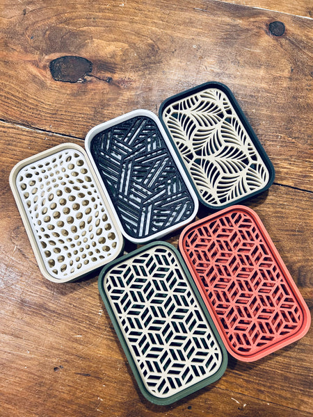 Soap Dish W/ Drain Insert- Assorted Colours