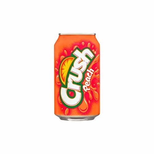 Crush Peach Soda, 12 fl oz