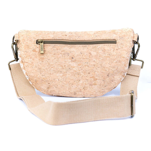 Cork Waist Bag with Double Zipper BAG-2379: A