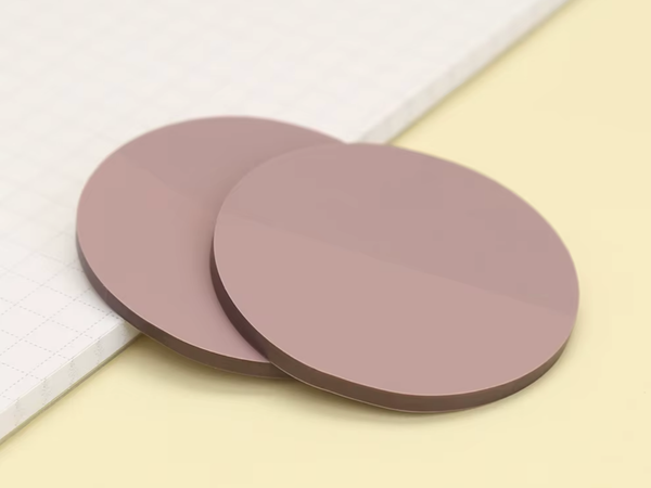 Translucent Circle Sticky Notes: Boho brick